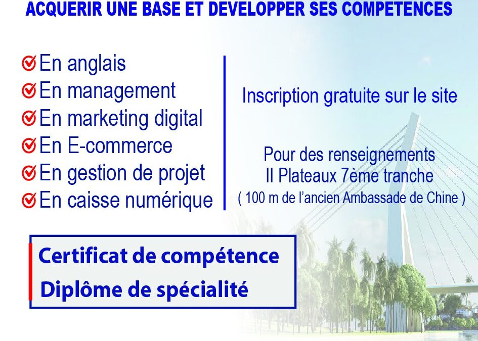 Nos Certificats de compétence professionnelle